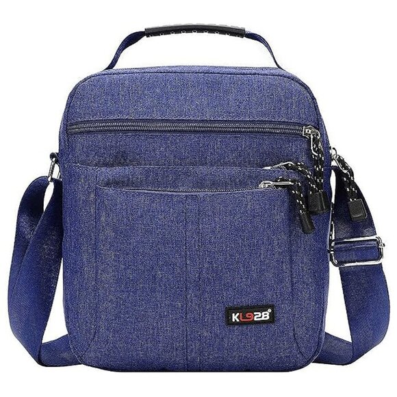 Men's Messenger Bag - Crossbody Shoulder Bags Travel Bag Man , large-blue